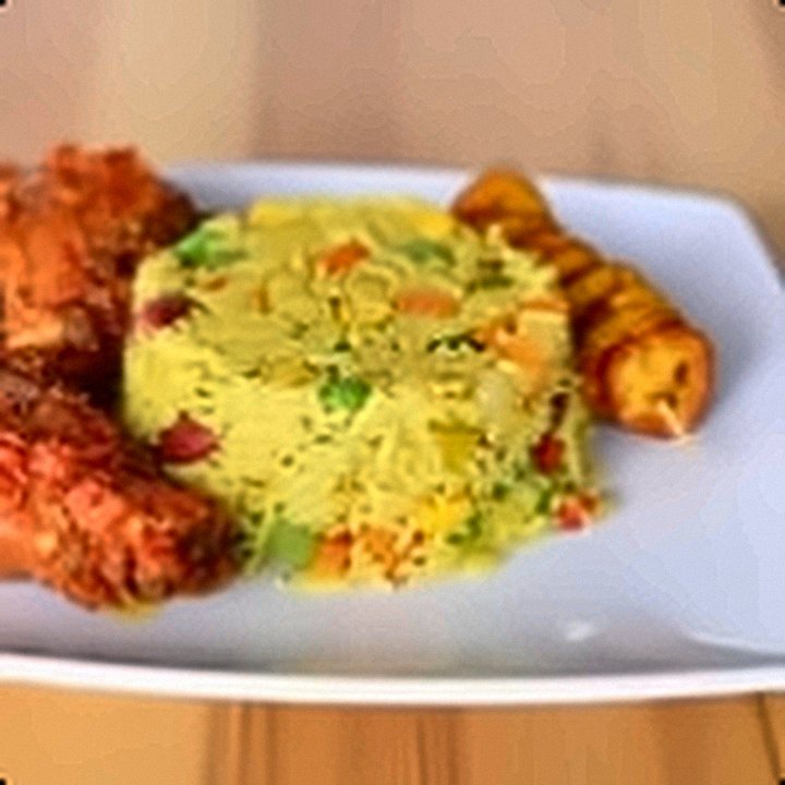 Fried rice with turkey